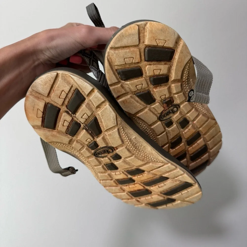 Chaco Kids 5 Gray Diamond ZX1 Outdoor Hiking Sandals